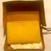 Coach Bags | Coach Wristlet In Yellow Leather. Authentic! | Color: Yellow | Size: Approximately 3x5 Inches