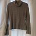 J. Crew Sweaters | J Crew Women's Turtleneck Cable Knit Wool Blend Pullover Sweater. Preowned. | Color: Gray | Size: L