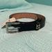 Gucci Accessories | Gucci Belt, Black Smooth Leather With Vintage Gucci Logo On Belt Loop | Color: Black/Silver | Size: 38