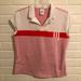 Adidas Tops | Adidas Golf Tennis Polo Pink White Y2k | Color: Pink/White | Size: M