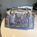 Coach Bags | Coach Campbell Xl Leather Satchel New With Unattached Tag | Color: Gray/Silver | Size: Large