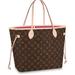 Louis Vuitton Bags | Louis Vuitton Beautiful Neverfull Mm Brand New With Tags | Color: Brown/Pink | Size: Os