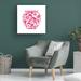 Red Barrel Studio® Farida Zaman 'Chinoiserie I Pink' Canvas Art Canvas in Pink/White | 18 H x 18 W x 2 D in | Wayfair