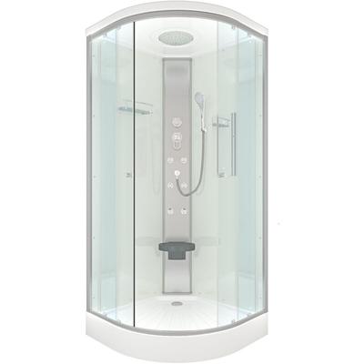 Duschkabine Fertigdusche Dusche Komplettkabine D10-20T0 100x100 cm ohne 2K Scheiben Versiegelung Image
