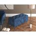 Willa Arlo™ Interiors Carnes Flip Top Storage Bench Upholstered/Velvet in Blue | 18.9 H x 42 W x 18.3 D in | Wayfair