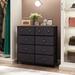 17 Stories Kiswanna 10 Drawer 39.4" W Double Dresser Wood in Brown | 38.6 H x 39.4 W x 11.7 D in | Wayfair 079409C7A235475683B67AE4798FFF79