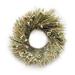 The Holiday Aisle® Dried Oats & Pearly Everlasting 22" Wreath in Green/Indigo/White | 22 H x 22 W x 5 D in | Wayfair