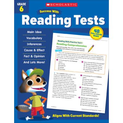 Scholastic Success With Grade 6: Reading Tests