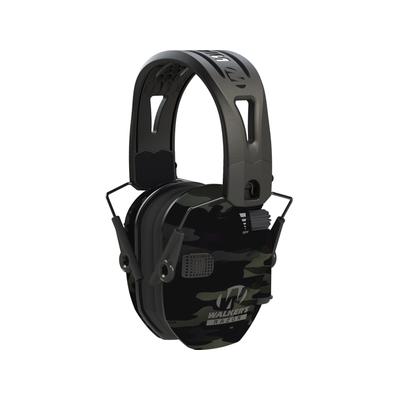 Walkers Razor Tacti-Grip Series Electronic Ear Muffs 23 dB NRR MultiCam Grey GWP-RSEMRH-MCCG