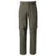 VAUDE Wanderhose Herren Farley Stretch T-Zip Pants III 50 Khaki, wasserabweisende Herren Wanderhose Zip off, atmungsaktive Trekkinghose mit Hosenbund, komfortabel & schnelltrocknend