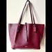 Coach Bags | Coach Pebble Leather Market Tote Burgundy/Cerise | Color: Red | Size: Os