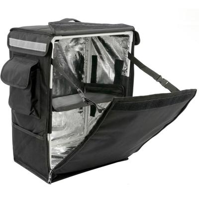 Isothermal backpack 35 x 49 x 25 cm black for cookouts and food order delivery - Citybag
