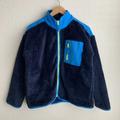 J. Crew Jackets & Coats | J.Crew Superplush Sherpa Full-Zip Jacket In Navy | Color: Blue/Green | Size: Xs