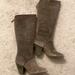 Nine West Shoes | New Never Worn Grey Suede Knee High Boots. | Color: Gray | Size: 9
