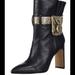 Jessica Simpson Shoes | New Jessica Simpson Black Snakeskin Pouch Boot | Color: Black | Size: 8