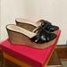 Kate Spade Shoes | Kate Spade Sandal Wedges Sz 9 | Color: Black | Size: 9