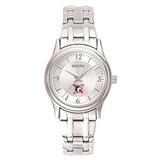 Women's Northeastern Huskies Silver-Tone Dial Stainless Steel Quartz Watch