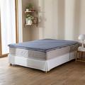 Housse surmatelas jersey anthracite 100% coton extensible 120x190 - Anthracite