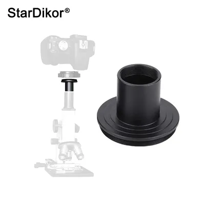 StarDikor-Adaptateur entièrement métallique pour microscope 23.2mm à T2 M42 x 0.75mm montage