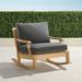 Cassara Rocking Lounge Chair with Cushions in Natural Finish - Belle Damask Claypot - Frontgate