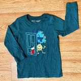 Disney Shirts & Tops | Monster’s Inc Christmas Long Sleeved Tee | Color: Green | Size: 24mb