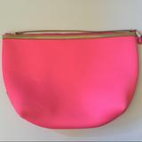 Lilly Pulitzer Bags | Lilly Pulitzer Bright Pink With Gold Neoprene Bag | Color: Gold/Pink | Size: Os