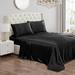 Juicy Couture Silky Satin Sheet Sets in Black | Queen | Wayfair JYS017119