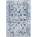 Blue/White 96 x 0.25 in Area Rug - Bokara Rug Co, Inc. Hand-Knotted High-Quality Silver & Blue Area Rug Viscose/Wool | 96 W x 0.25 D in | Wayfair