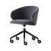 Connubia Tuka Task Chair w/ Swivel Base Aluminum/Upholstered in Gray | 32.75 H x 22.25 W x 23.25 D in | Wayfair CB2126000015SLQ0000000A