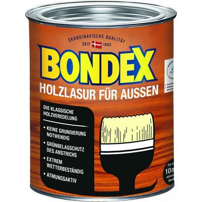 Holzlasur für Außen 750 ml mahagoni Lasur Holz Holzschutz Schutzlasur - Bondex