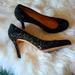 Kate Spade Shoes | Kate Spade Black Suede Gold Glitter Heels | Color: Black/Gold | Size: 9