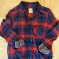 American Eagle Outfitters Tops | American Eagle Boyfriend Fit Flannel | Color: Black | Size: M