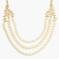 J. Crew Jewelry | J. Crew Three-Layer Pearl And Crystal Statement Necklace | Color: Gold | Size: Os