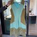 Anthropologie Dresses | Anthropologie Dress Hd In Paris Size 0 | Color: Blue/Green | Size: 0