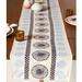 Anthropologie Dining | Jen Hewett Colorblocked Table Runner | Color: Blue/Cream | Size: Os