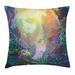 East Urban Home Ambesonne Sea Animals Throw Pillow Cushion Cover, Underwater w/ Coral Reef & Colorful Fish Aquarium Print | Wayfair