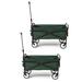 Seina 150lb Capacity Collapsible Steel Utility Wagon Cart | 18 H x 17 W x 29 D in | Wayfair 2 x SUW-206-GREEN