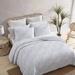 Tommy Bahama Home Tommy Bahama Distressed Water Leaves Cotton Quilt Set Polyester/Polyfill/Cotton in Gray | King Quilt + 2 King Shams | Wayfair