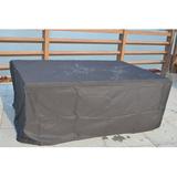 Arlmont & Co. Water Resistant Patio Table Cover in Black | 15.7 H x 79.07 W x 30.02 D in | Wayfair 4691BF0B72C742C3867DE5CC9EA10E9C