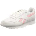 Reebok Damen Royal Glide Ripple Clip Sneaker, White/Pink Glow/White, 42 EU