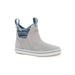 Xtratuf Leather 6 in Ankle Deck Boot - Women's Gray/ISA Dolphin/Blue Mirage/WavePrint 8 XWAL-1BG-GRY-080