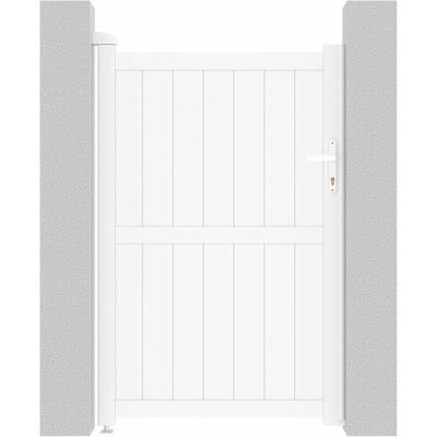 Gartentor aus Aluminium Lola - 101.2 x 155.9 cm - Weiß Image