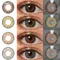 Lentilles de contact de couleur Magister pour les yeux lentilles de contact colorées 3 tons diamètre