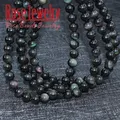 Perles Rondes en Obsidienne Naturelle Arc-en-ciel de 4 6 8 10 12 et 14mm Accessoires de 15