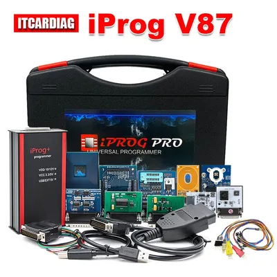 Iprog Pro V87 Beta Iprog + Version V89 Ensemble Complet de Programmeur de Clé ECU Support de