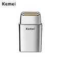 Kemei – rasoir électrique Rechargeable TX5 Pro pour hommes avec boîtier en métal salon de