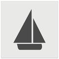 Sail Boat Sailing Icon DIY Cookie Wall Craft Stencil - 5.5 Inch