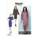 Butterick Pattern Misses Pullover Dresses with Attached Capelets-14-16-18-20-22