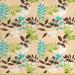 Nature Fabric by the Yard Colorful Pattern of Leaves and Branches with Weathered Look and Nostalgic Design Decorative Upholstery Fabric for Chairs & Home Accents 2 Yards Multicolor by Ambesonne