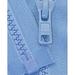 Zipperstop Wholesale YkkÃ¢Â® 24 Vislon Zipper ~ Ykk #5 Molded Plastic Sport Zipper ~ Separating - 260 Blue Lilac (1 Zipper/ Pack)